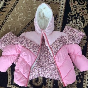 Toddler girls snow suit and jacket